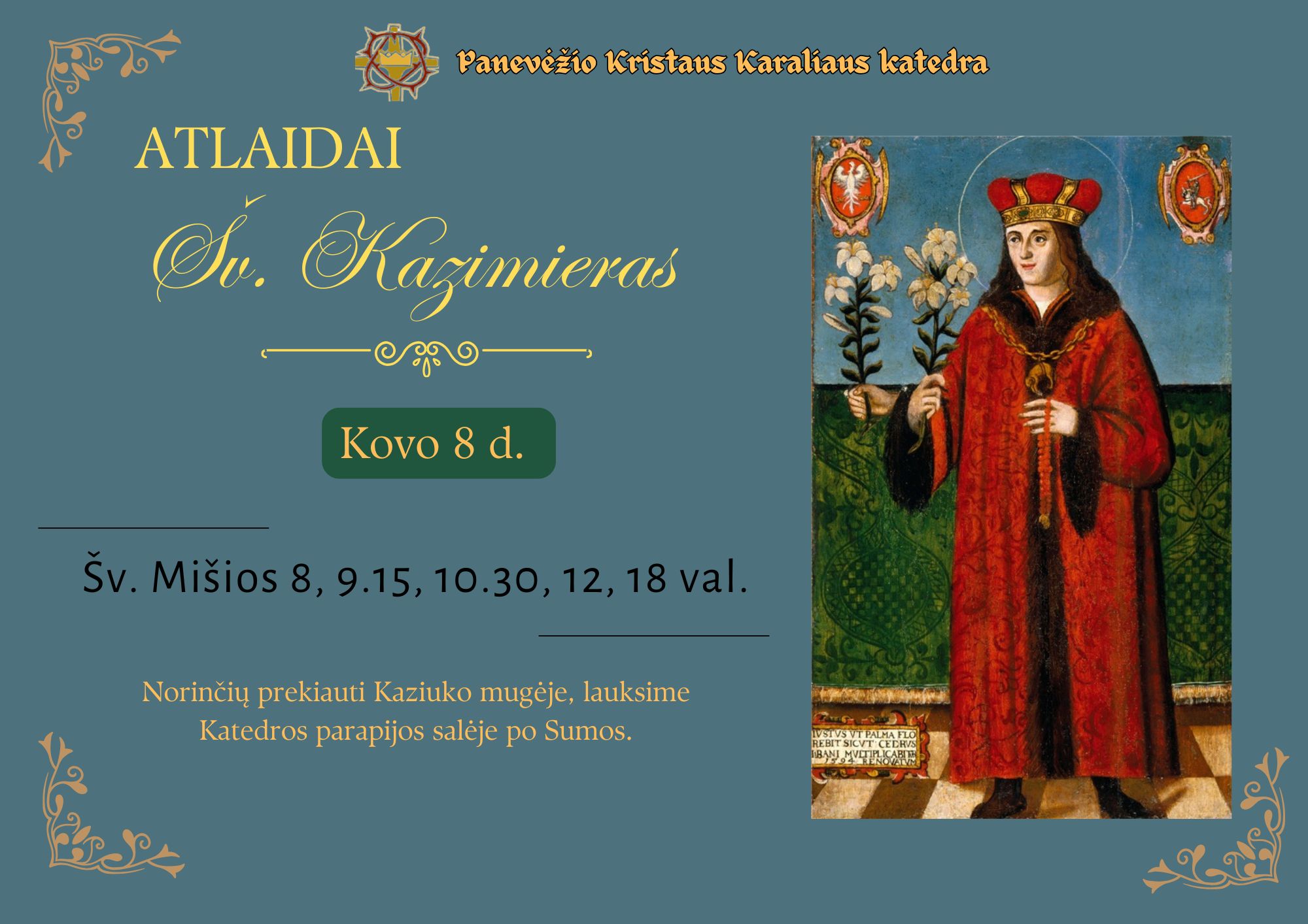 Sv. Kazimieras 2026
